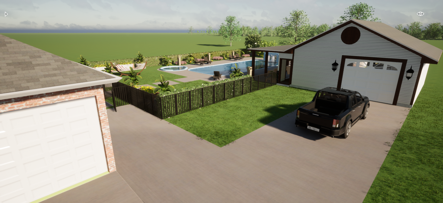 Rendering - Back view