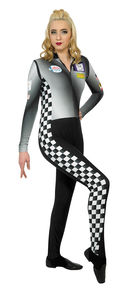 front zip digiunitard female