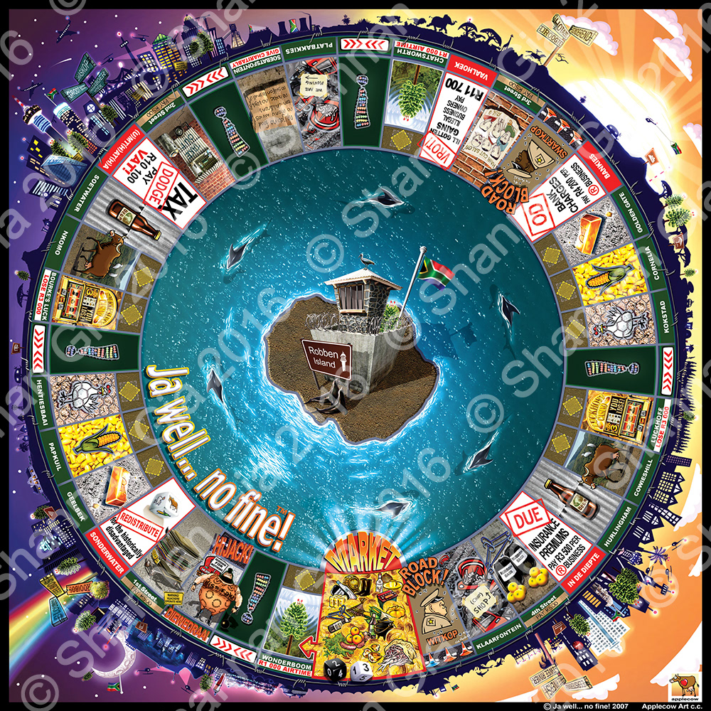 Muse & Doodle South African board game concept