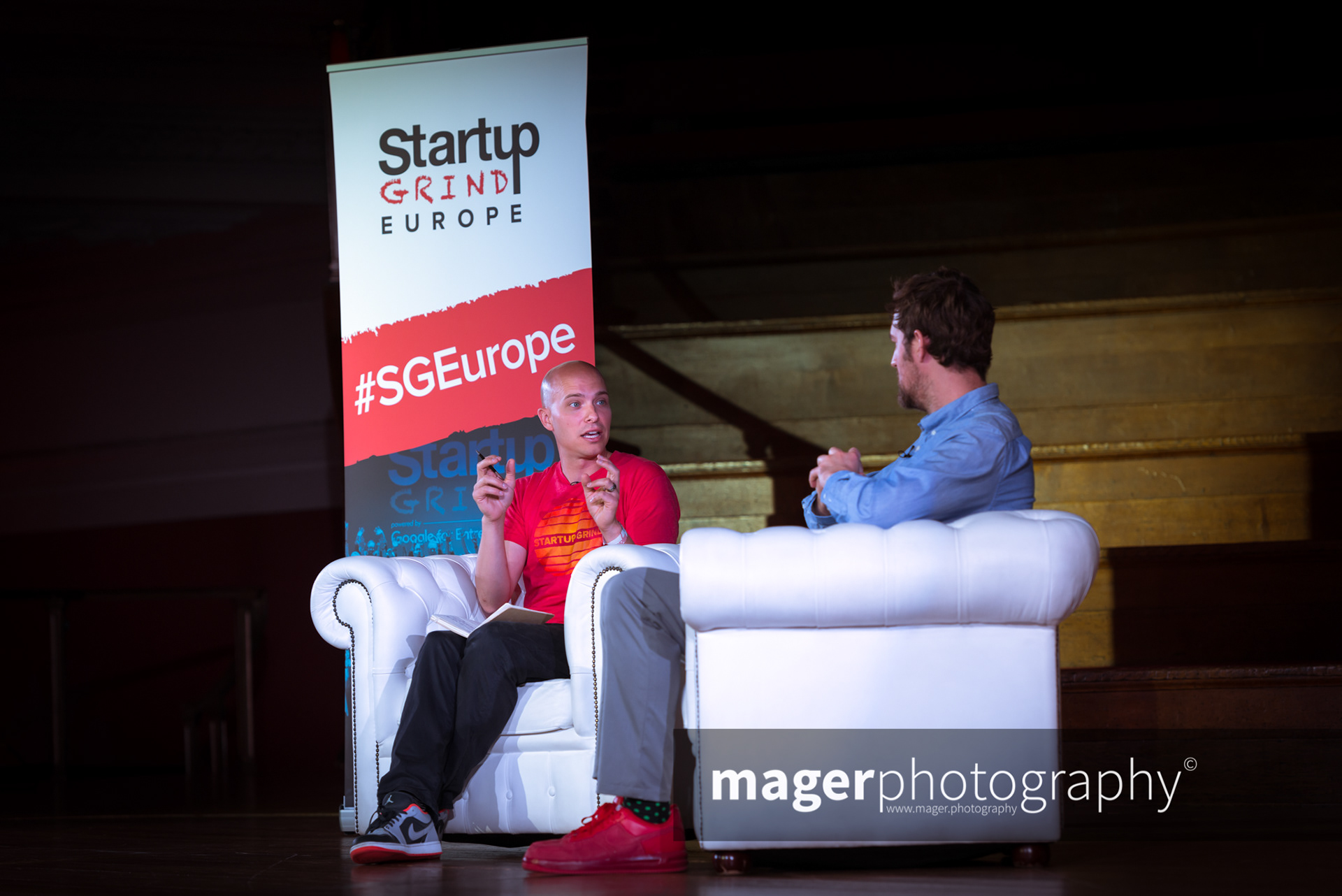 Miguel McKelvey at Startup Grind Europe London 2016