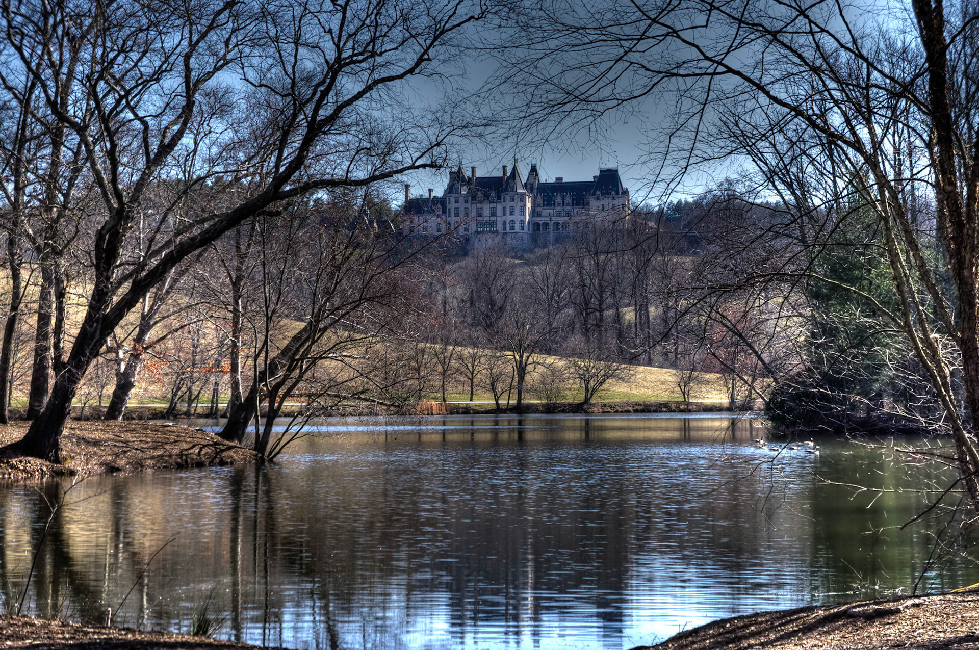 Biltmore House from the Lagoon