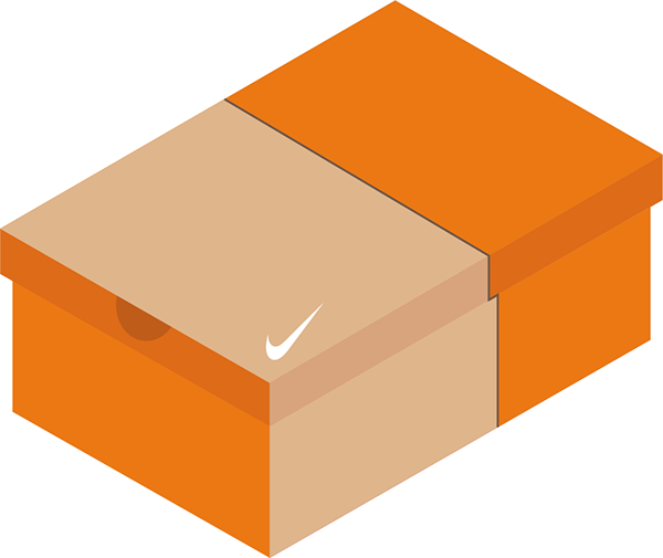 nike box with holes