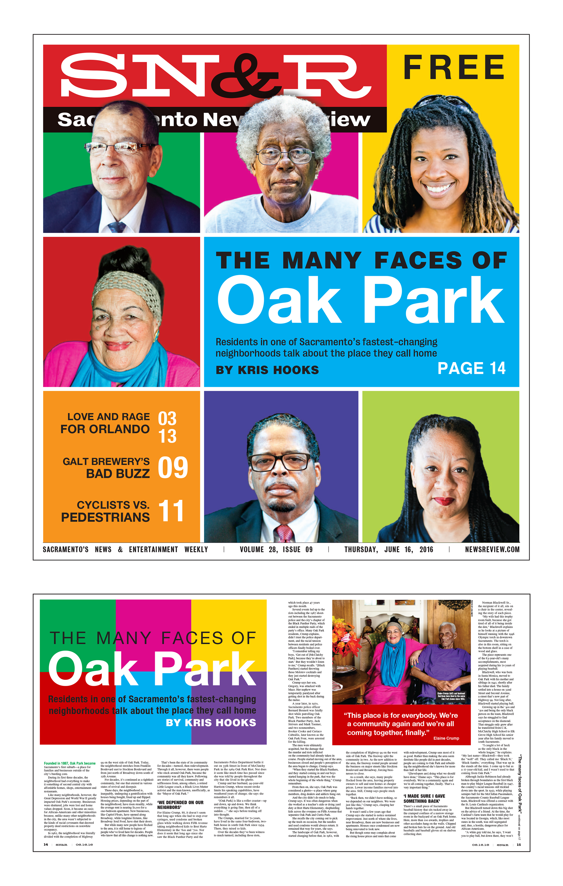 M. Larkin Designs Covers and Features for Sacramento News & Review