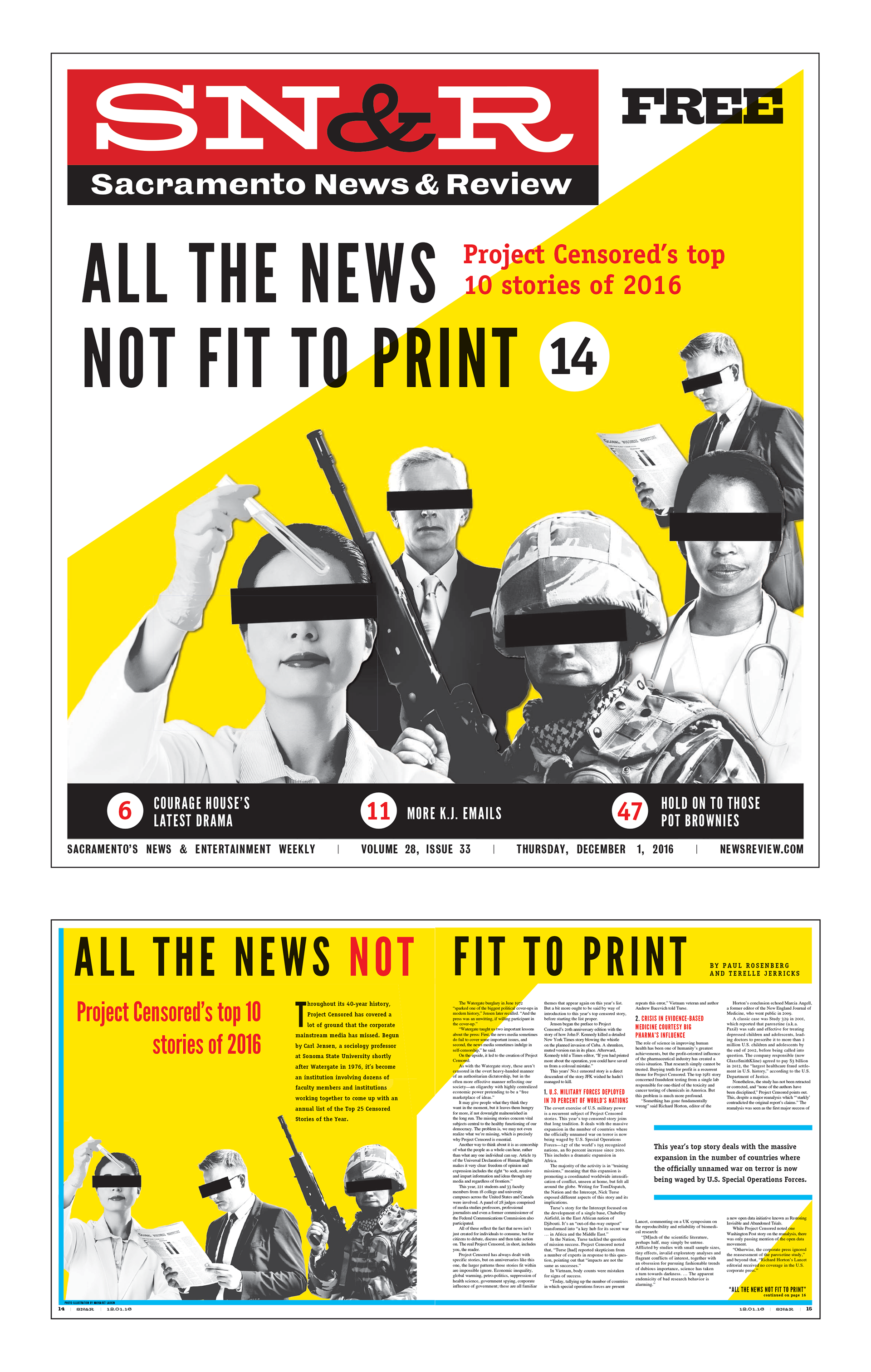 M. Larkin Designs - Covers and Features for Sacramento News & Review