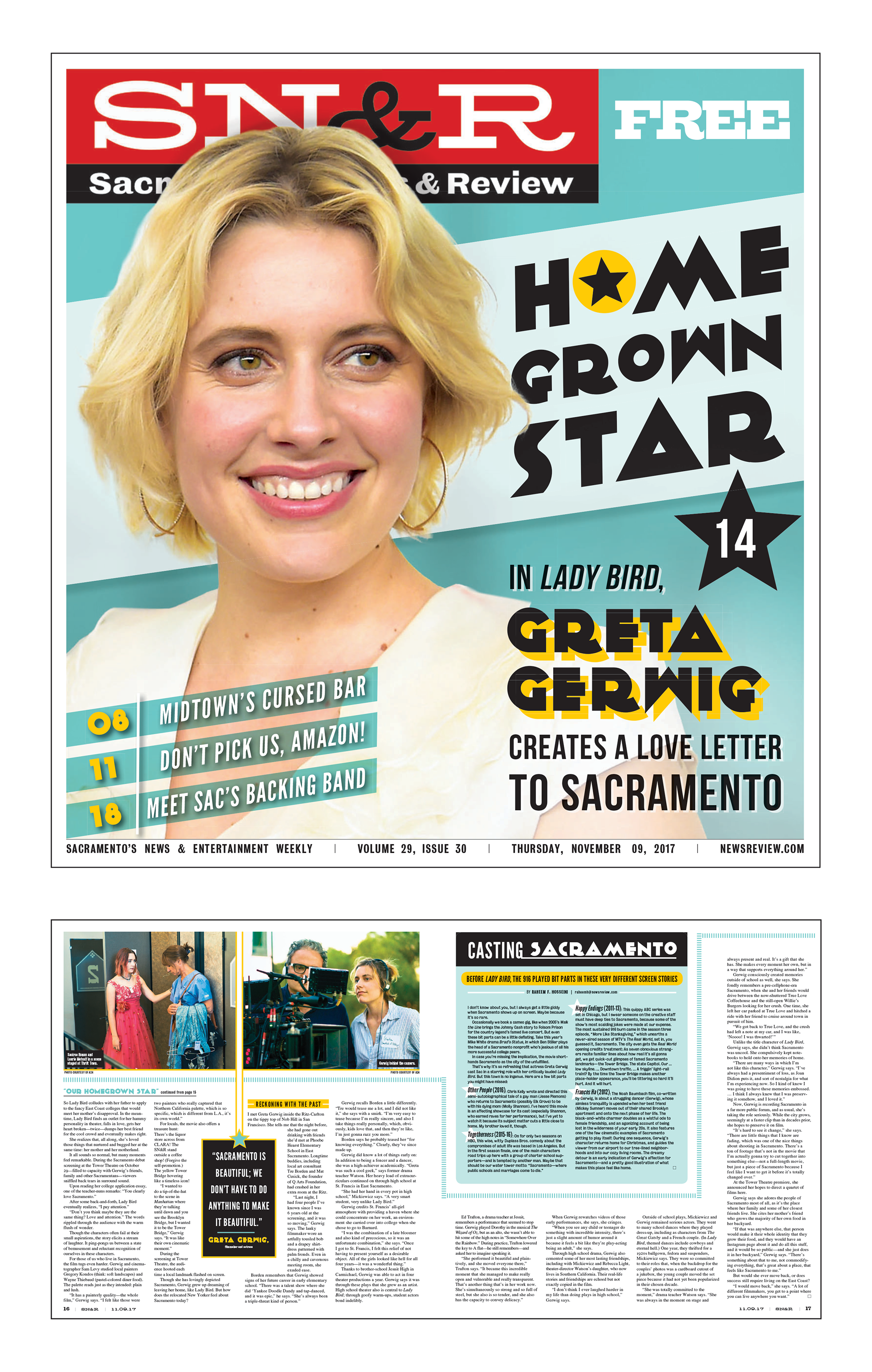 M. Larkin Designs Covers and Features for Sacramento News & Review