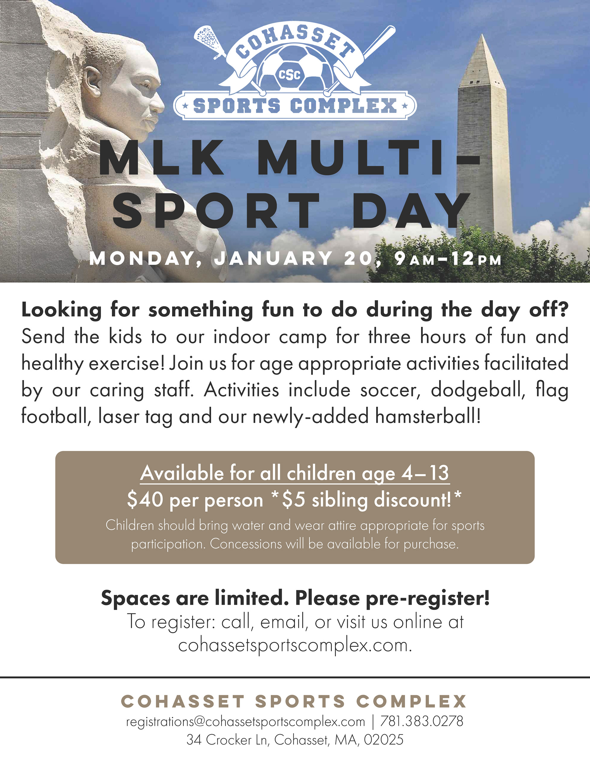 MLK Day flyer