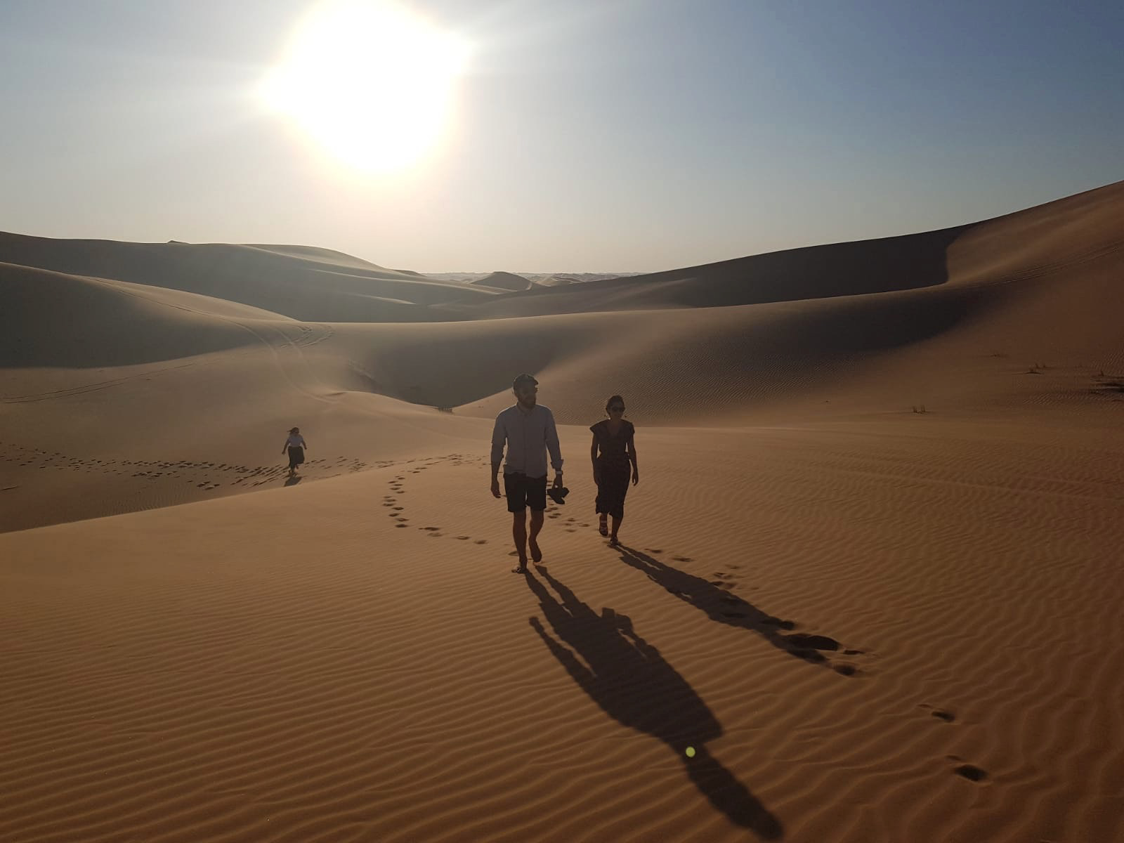 The stunning desert near Abu Dhabi