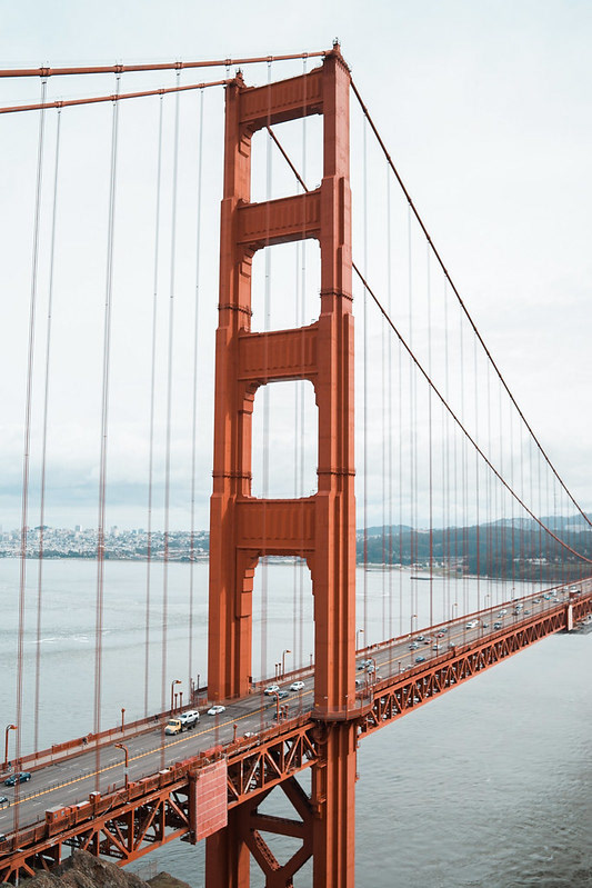 Golden Gate Bridge in San Francisco, CA