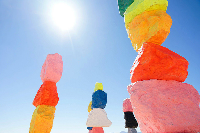 Seven Magic Mountains in Las Vegas, NV