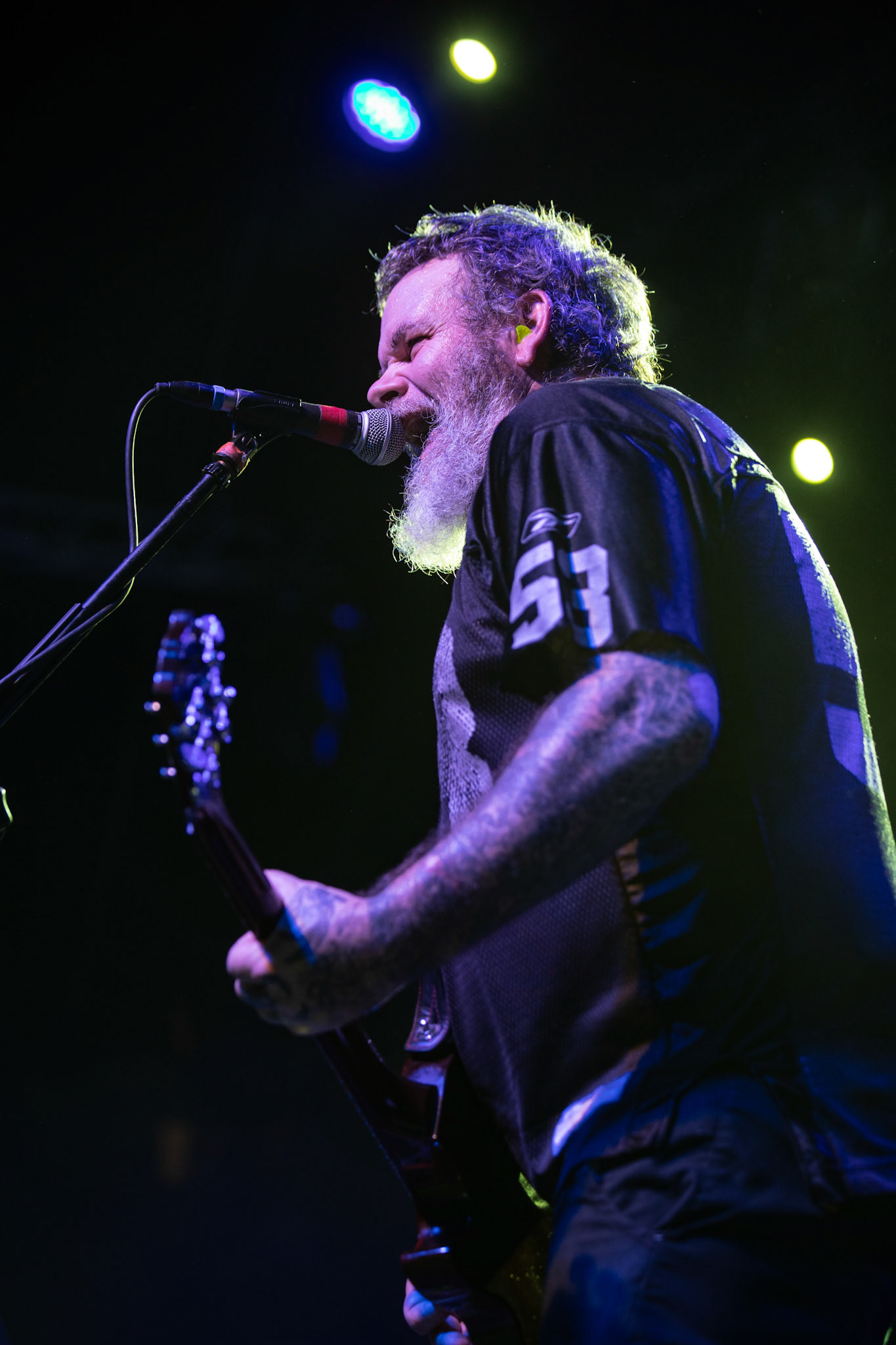 Neurosis - USA Oakland - pionierzy post metalu w warszawskiej Progresji, formacja kalifornijczyków napędzana przez Scott Kelly i Steve von Till wyszła od sluge metal, industrial, doom metal, hardcore punk, grunge, southern rock, po noise rock. Produkcja Knock Out Productions, fot. Andrzej kaziq Wasilkiewicz/Reporter