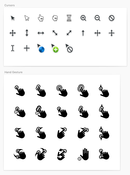 Cursors & Gestures