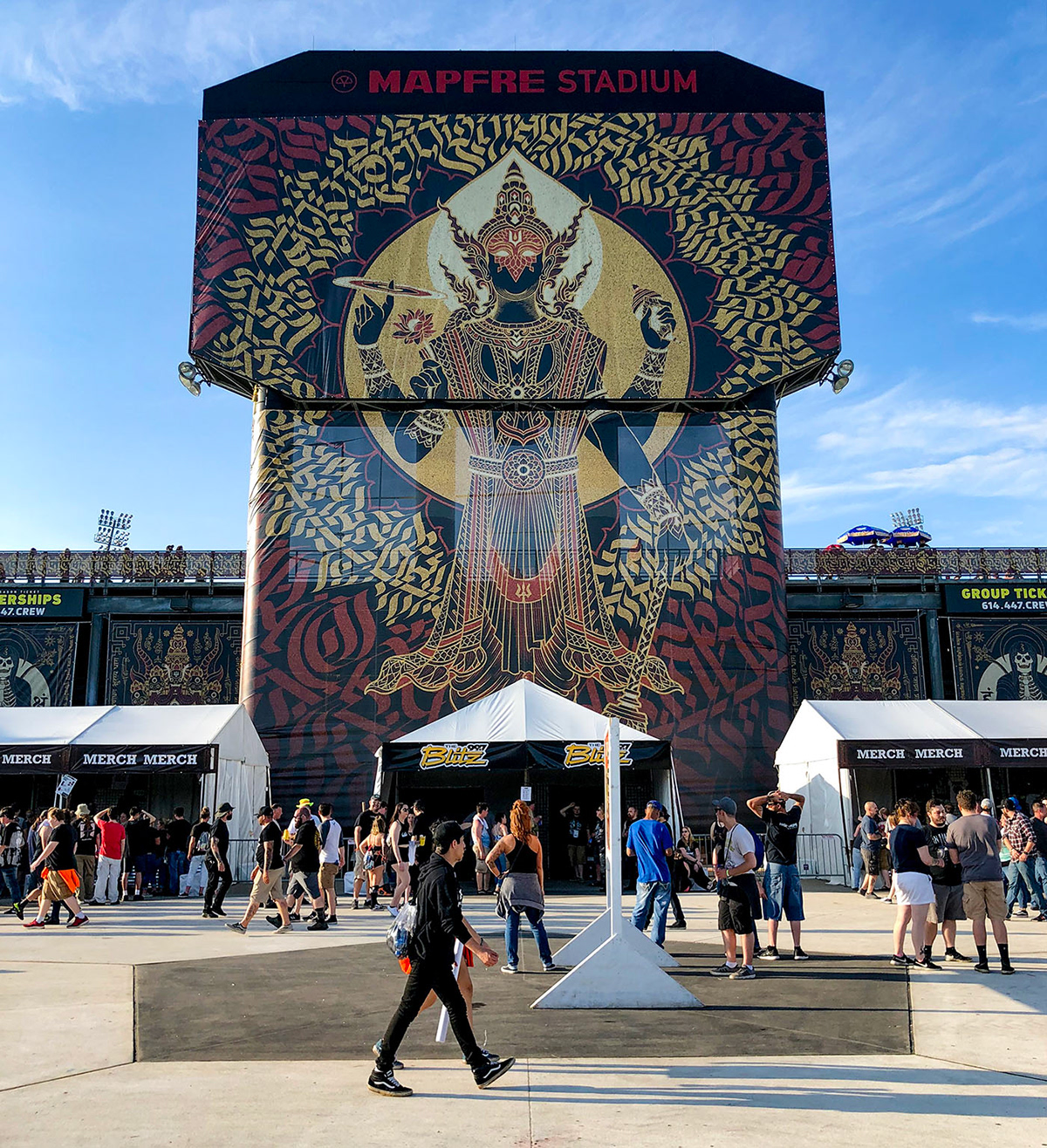 Official Palehorse Portfolio Sonic Temple Festival Entrance Artwork