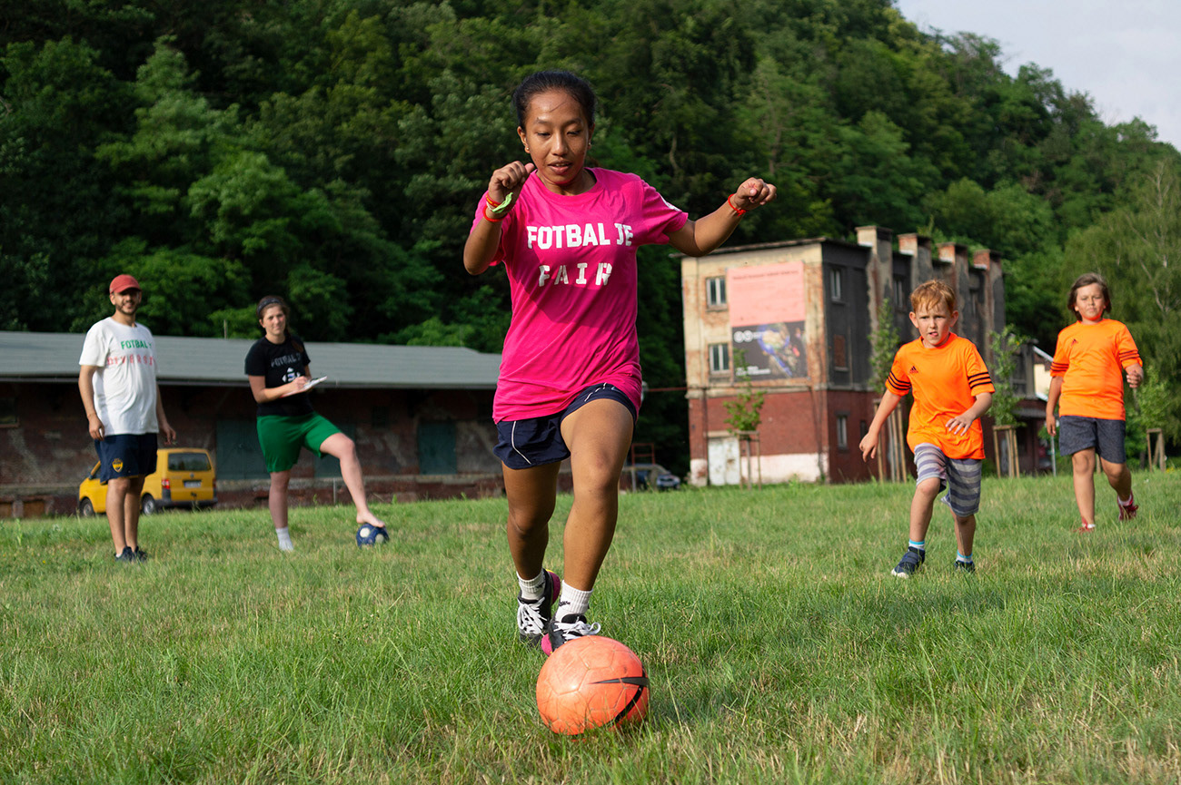 Action day, Landek Park, Ostrava, Czech Republic, 2019
