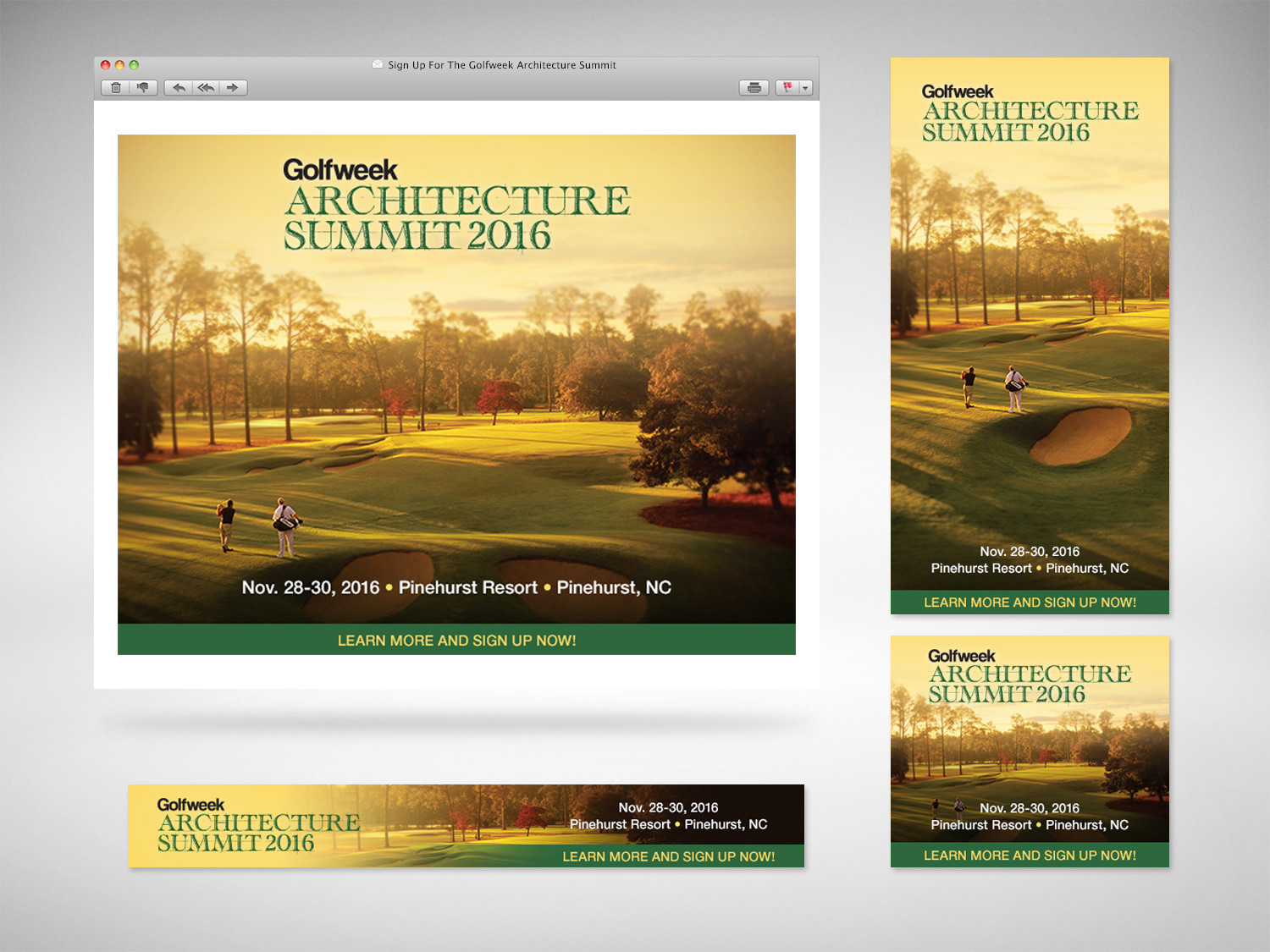 GOLFWEEK ARCHITECTURE SUMMIT PROMOS