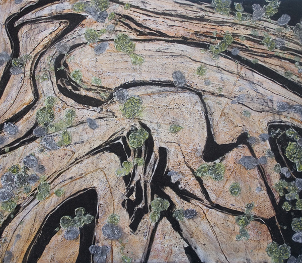 Rock Surface #3, 2011 - 3 x 4', SOLD