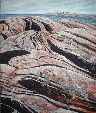 Banded Gneiss #2, 2004 - 4' x 5', SOLD