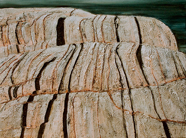 Rock, Moon Bay, 2012 - 30 x 40", SOLD