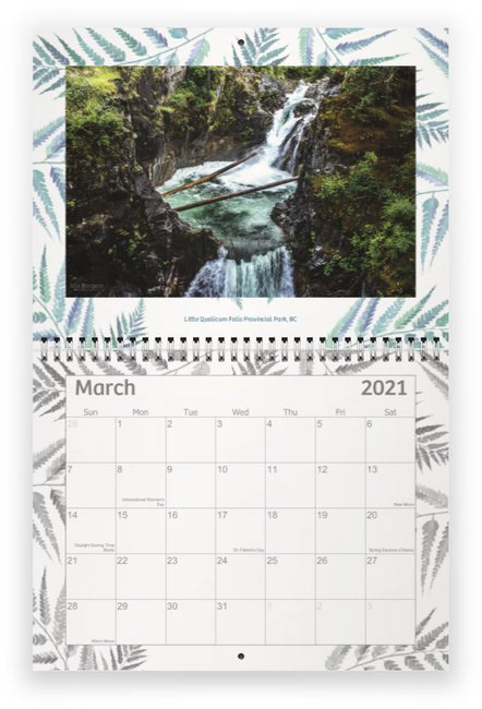 2021 Wall Calendar $25