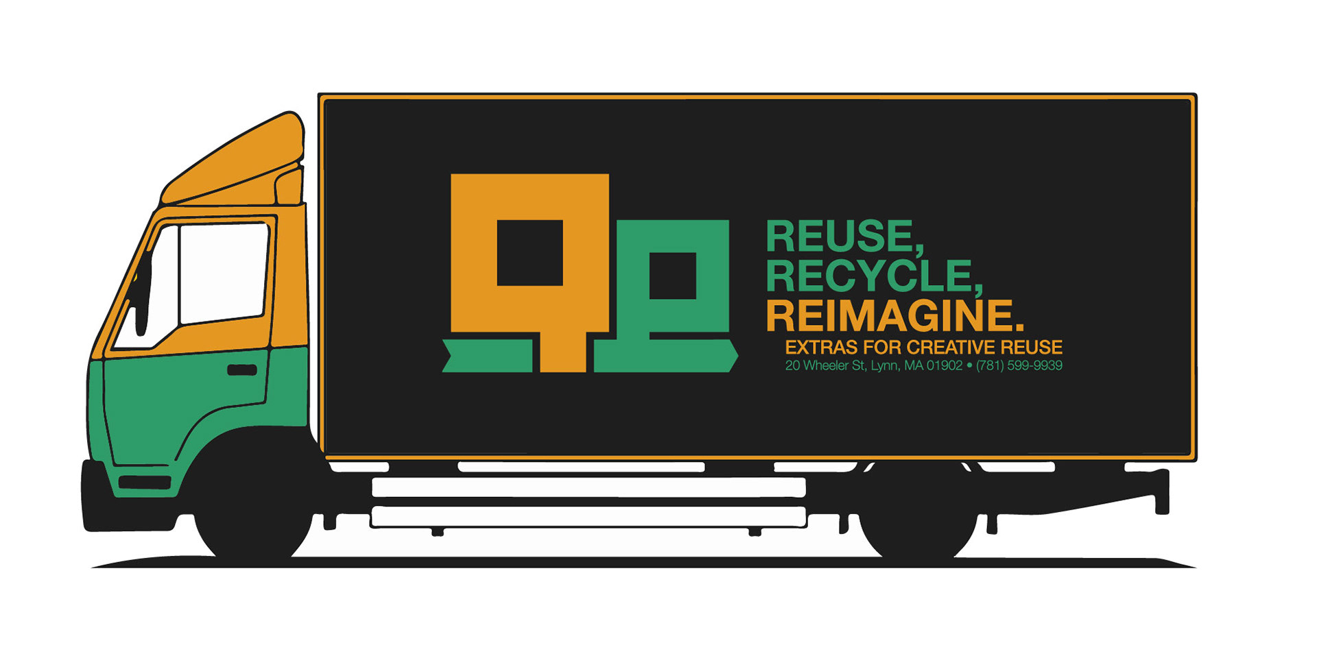 Box truck mockup